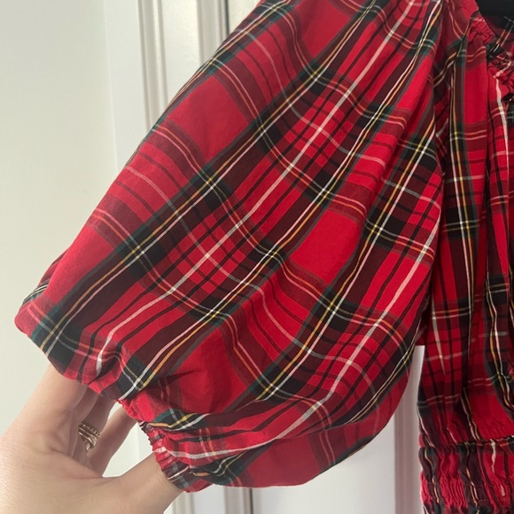 Old Navy Red Tartan Plaid Dress - Picture 3 of 6